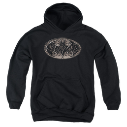 DC Batman Bio Mech Bat Shield - Youth Hoodie Youth Hoodie (Ages 8-12) Batman   