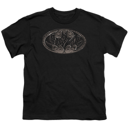 DC Batman Bio Mech Bat Shield - Youth T-Shirt Youth T-Shirt (Ages 8-12) Batman   
