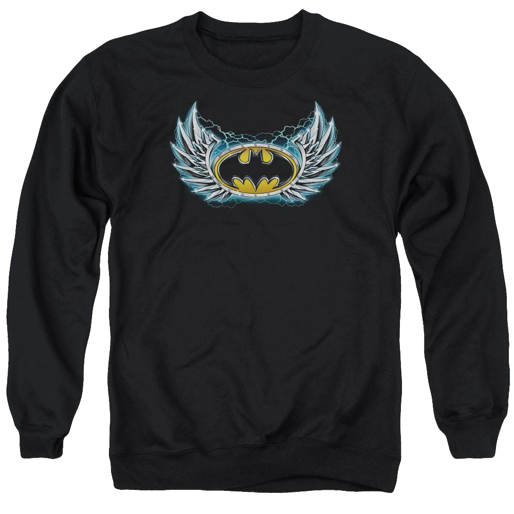 Batman Steel Wings Logo - Men's Crewneck Sweatshirt Men's Crewneck Sweatshirt Batman   