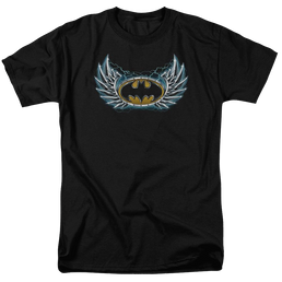 Batman Steel Wings Logo - Men's Regular Fit T-Shirt Men's Regular Fit T-Shirt Batman   
