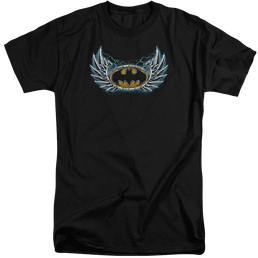 Batman Steel Wings Logo - Men's Tall Fit T-Shirt Men's Tall Fit T-Shirt Batman   
