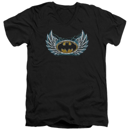 Batman Steel Wings Logo - Men's V-Neck T-Shirt Men's V-Neck T-Shirt Batman   