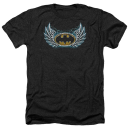 Batman Steel Wings Logo - Men's Heather T-Shirt Men's Heather T-Shirt Batman   