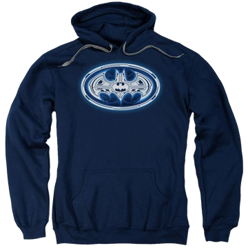 Batman Cyber Bat Shield - Pullover Hoodie Pullover Hoodie Batman   