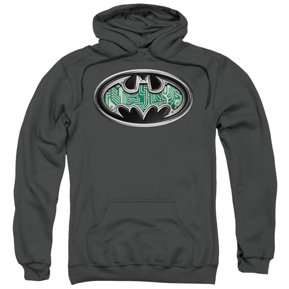 Batman Circuitry Shield - Pullover Hoodie Pullover Hoodie Batman   