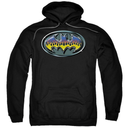 Batman Hot Rod Shield - Pullover Hoodie Pullover Hoodie Batman   