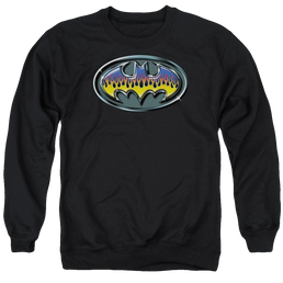 Batman Hot Rod Shield - Men's Crewneck Sweatshirt Men's Crewneck Sweatshirt Batman   