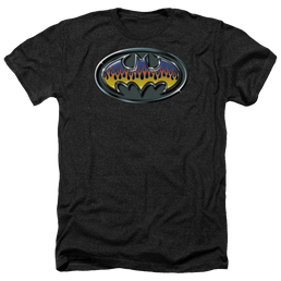 Batman Hot Rod Shield - Men's Heather T-Shirt Men's Heather T-Shirt Batman   