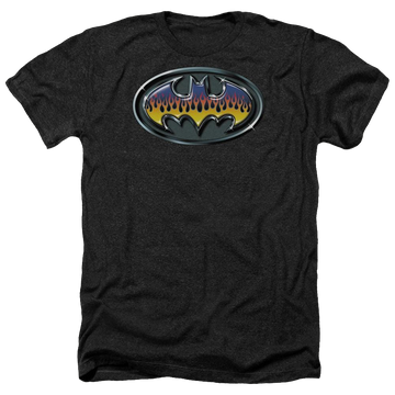 Batman Hot Rod Shield - Men's Heather T-Shirt Men's Heather T-Shirt Batman   