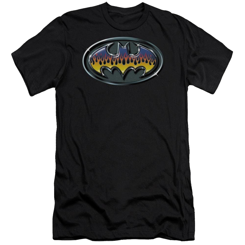 Batman Hot Rod Shield - Men's Premium Slim Fit T-Shirt Men's Premium Slim Fit T-Shirt Batman   