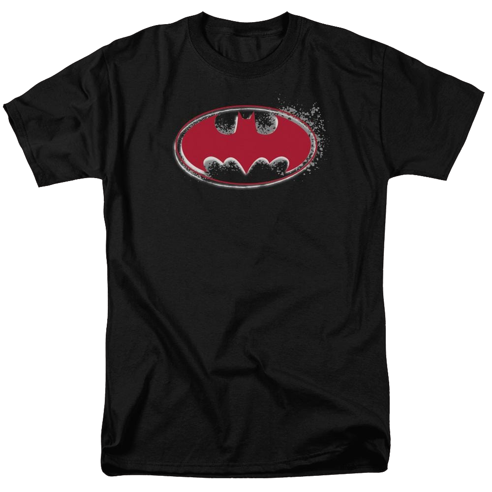 Batman Hardcore Noir Bat Logo - Men's Regular Fit T-Shirt Men's Regular Fit T-Shirt Batman   