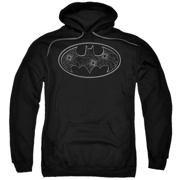 Batman Glass Hole Logo - Pullover Hoodie Pullover Hoodie Batman   