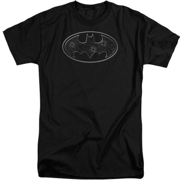 Batman Glass Hole Logo - Men's Tall Fit T-Shirt Men's Tall Fit T-Shirt Batman   