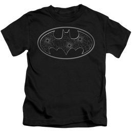 DC Batman Glass Hole Logo - Kid's T-Shirt Kid's T-Shirt (Ages 4-7) Batman   