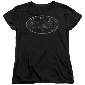 Batman Glass Hole Logo - Women's T-Shirt Women's T-Shirt Batman   