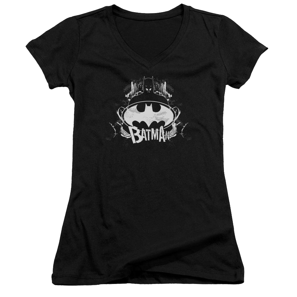 Batman Grim & Gritty - Juniors V-Neck T-Shirt Juniors V-Neck T-Shirt Batman   
