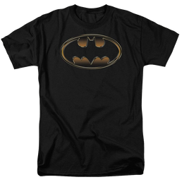 Batman Black & Gold Embossed - Men's Regular Fit T-Shirt Men's Regular Fit T-Shirt Batman   
