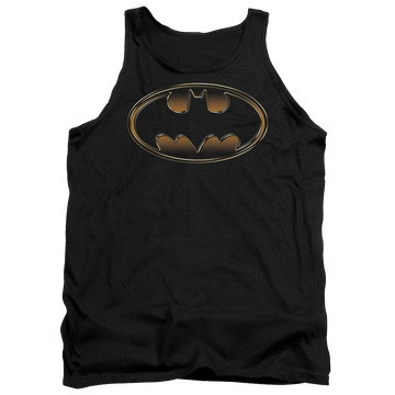 Batman Black & Gold Embossed Men's Tank Men's Tank Batman   