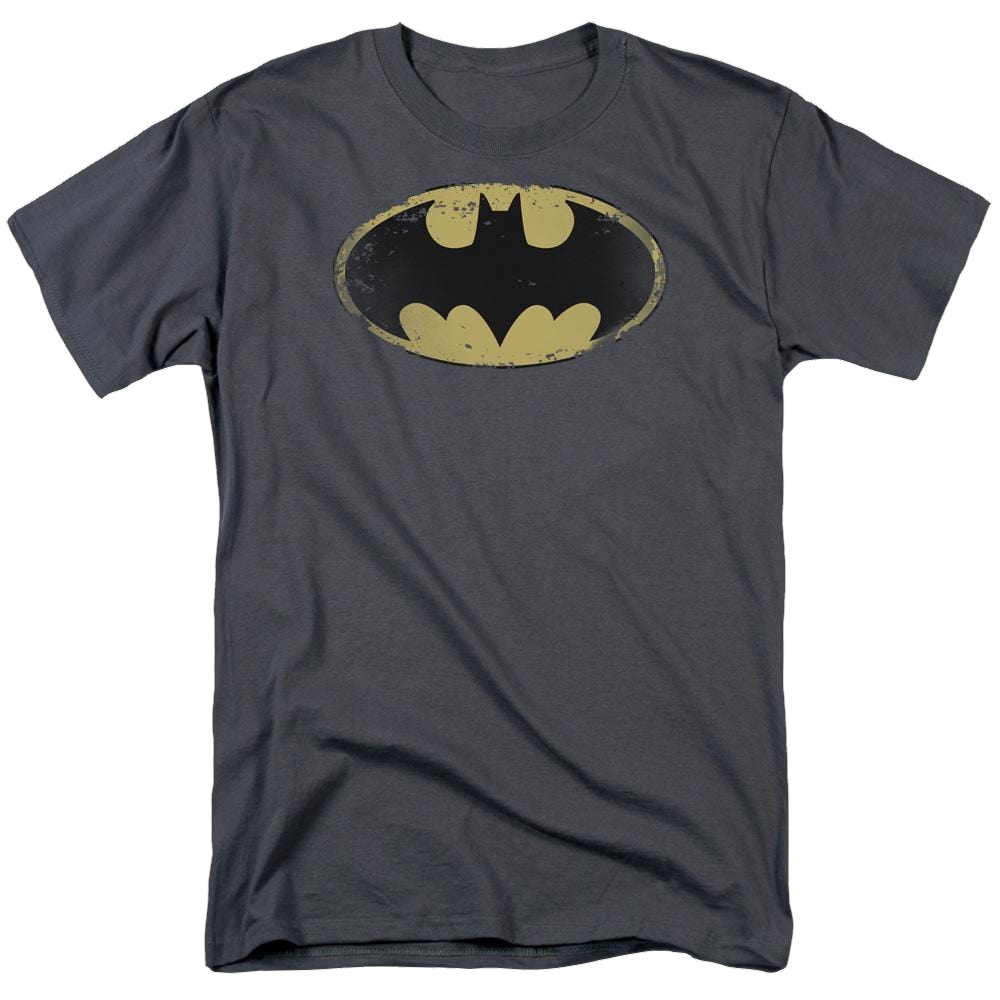 Batman Distressed Shield - Men's Regular Fit T-Shirt Men's Regular Fit T-Shirt Batman   