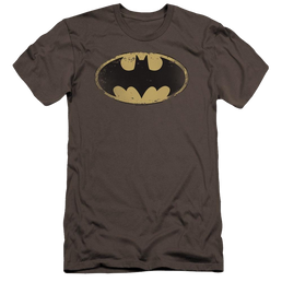 Batman Distressed Shield - Men's Premium Slim Fit T-Shirt Men's Premium Slim Fit T-Shirt Batman   