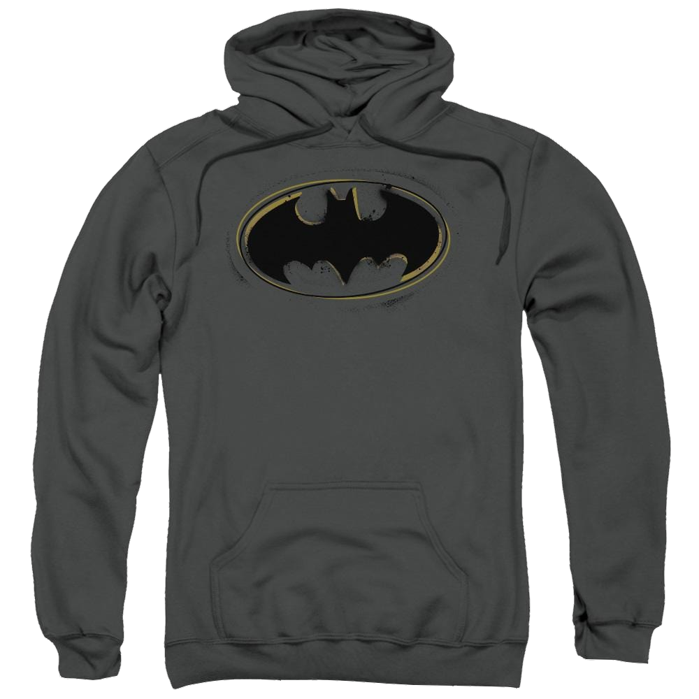 Batman Spray Paint Logo - Pullover Hoodie Pullover Hoodie Batman   