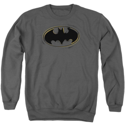 Batman Spray Paint Logo - Men's Crewneck Sweatshirt Men's Crewneck Sweatshirt Batman   