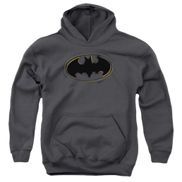 DC Batman Spray Paint Logo - Youth Hoodie Youth Hoodie (Ages 8-12) Batman   