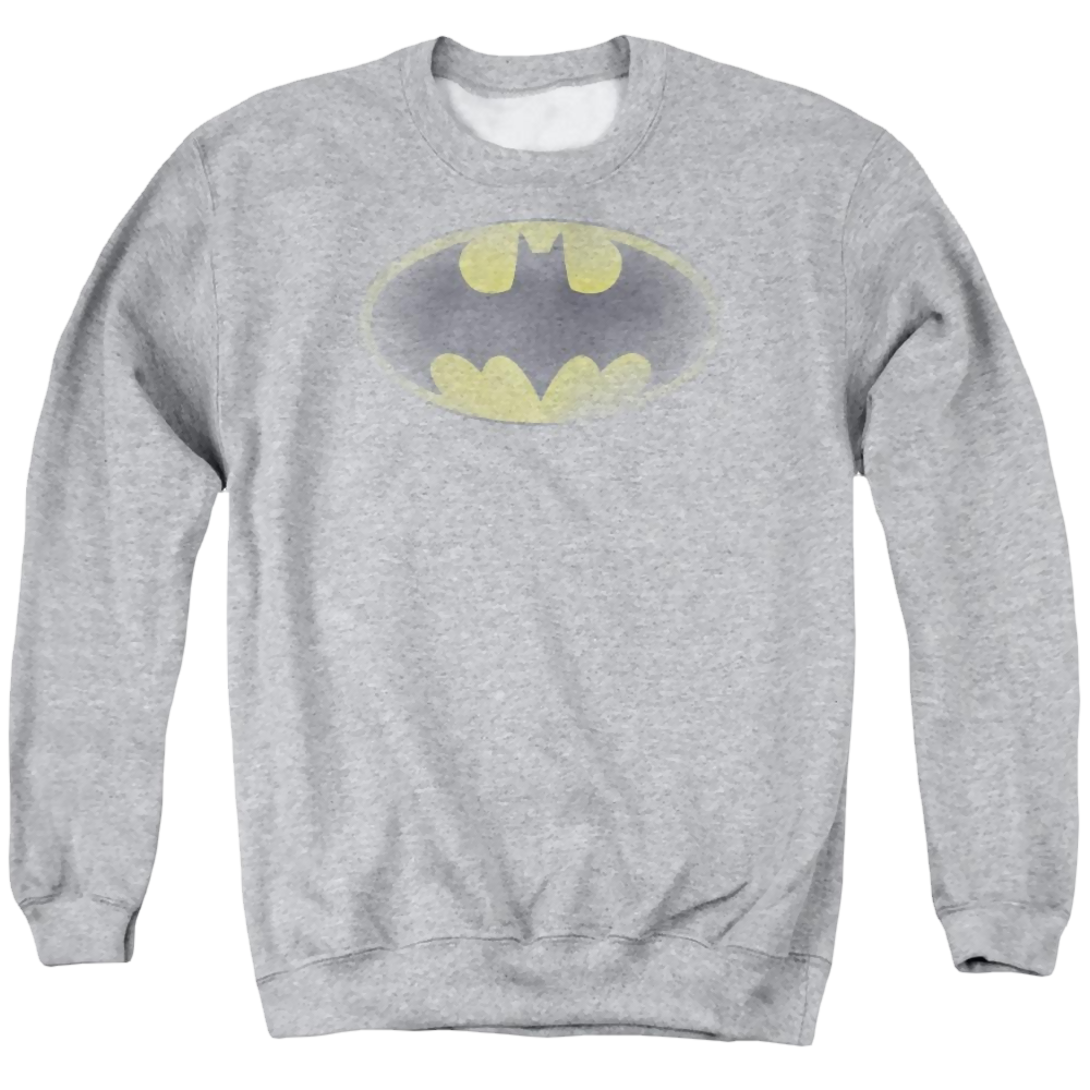 Batman Faded Logo - Men's Crewneck Sweatshirt Men's Crewneck Sweatshirt Batman   