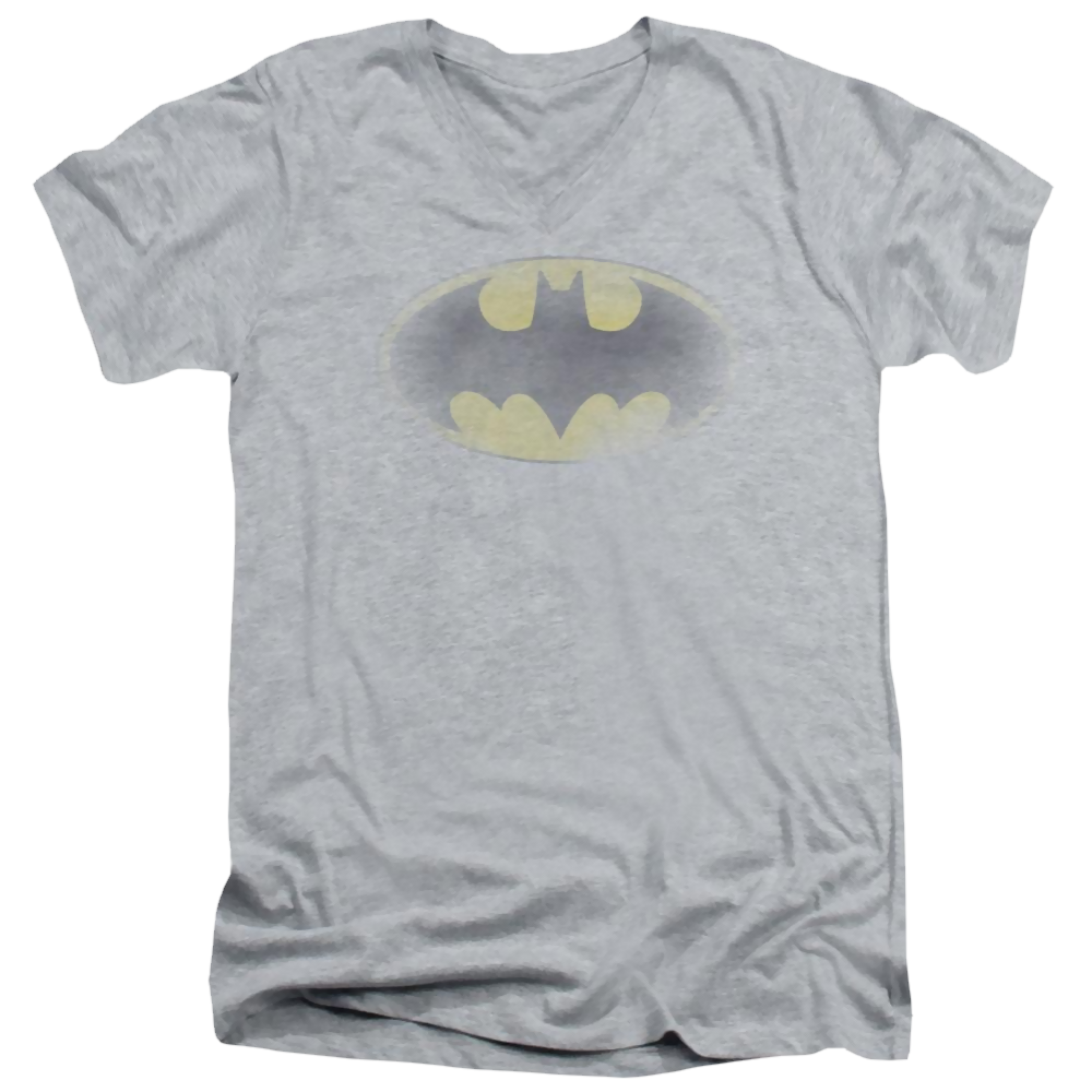 Batman Faded Logo - Men's V-Neck T-Shirt Men's V-Neck T-Shirt Batman   