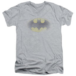 Batman Faded Logo - Men's V-Neck T-Shirt Men's V-Neck T-Shirt Batman   