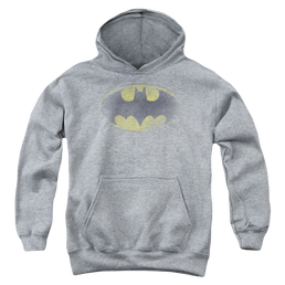 DC Batman Faded Logo - Youth Hoodie Youth Hoodie (Ages 8-12) Batman   