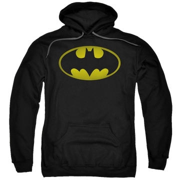 Batman Washed Bat Logo - Pullover Hoodie Pullover Hoodie Batman   