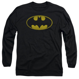 Batman Washed Bat Logo - Men's Long Sleeve T-Shirt Men's Long Sleeve T-Shirt Batman   