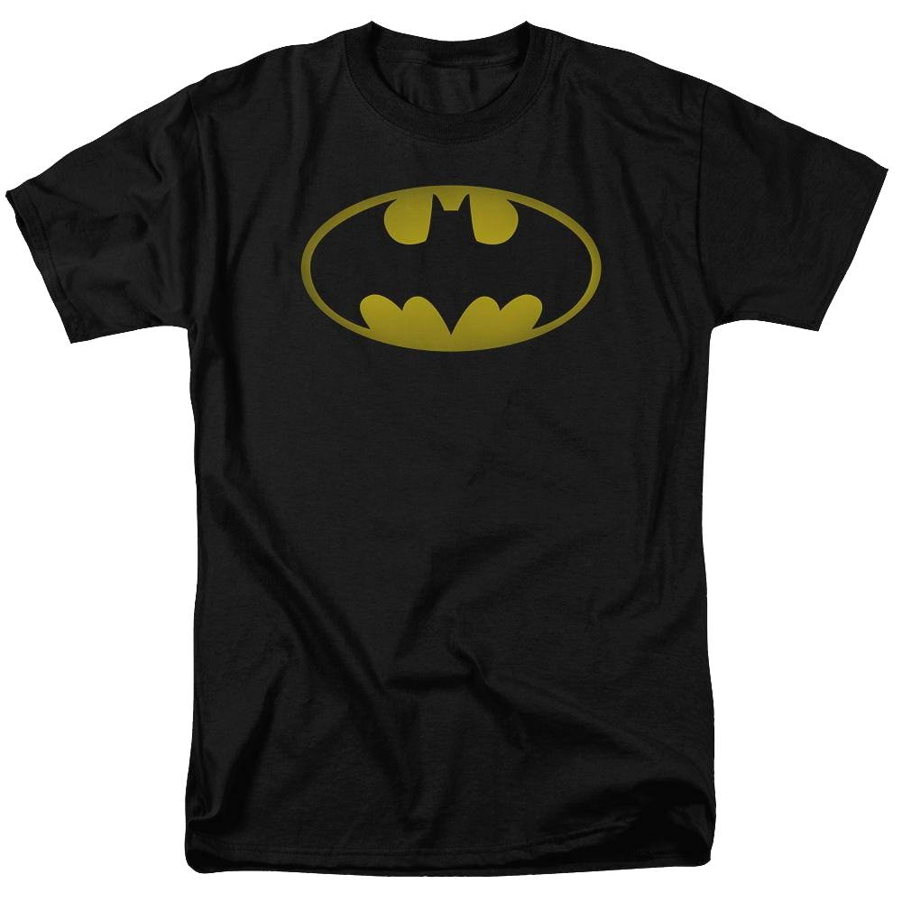 Batman Washed Bat Logo - Men's Regular Fit T-Shirt Men's Regular Fit T-Shirt Batman   