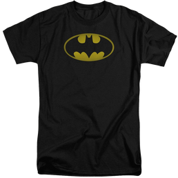 Batman Washed Bat Logo - Men's Tall Fit T-Shirt Men's Tall Fit T-Shirt Batman   
