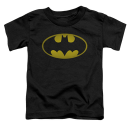 DC Batman Washed Bat Logo - Toddler T-Shirt Toddler T-Shirt Batman   