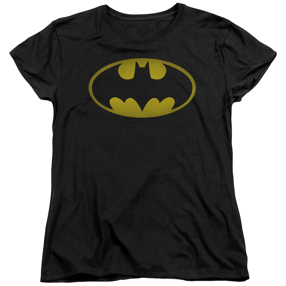 Batman Washed Bat Logo - Women's T-Shirt Women's T-Shirt Batman   