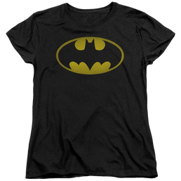 Batman Washed Bat Logo - Women's T-Shirt Women's T-Shirt Batman   