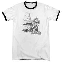 Batman Overseer - Men's Ringer T-Shirt Men's Ringer T-Shirt Batman   