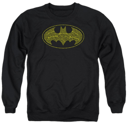 Batman Type Logo - Men's Crewneck Sweatshirt Men's Crewneck Sweatshirt Batman   