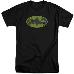 Batman Camo Logo - Men's Tall Fit T-Shirt Men's Tall Fit T-Shirt Batman   