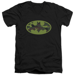 Batman Camo Logo - Men's V-Neck T-Shirt Men's V-Neck T-Shirt Batman   