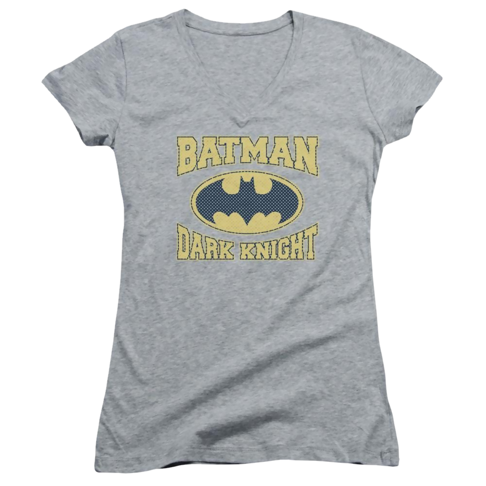 Batman Dark Knight Jersey - Juniors V-Neck T-Shirt Juniors V-Neck T-Shirt Batman   