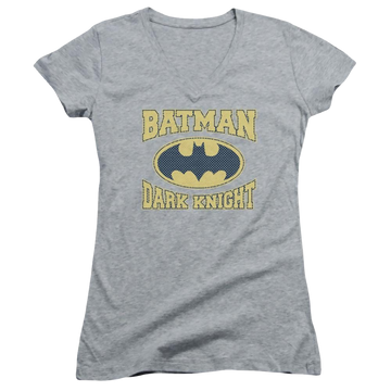 Batman Dark Knight Jersey - Juniors V-Neck T-Shirt Juniors V-Neck T-Shirt Batman   