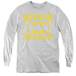 Dc Batman Dark Knight Jersey - Youth Long Sleeve T-Shirt Youth Long Sleeve T-Shirt Batman   
