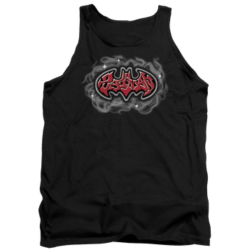 Black men's tank with Batman Hip Hop Logo graphic