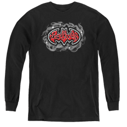 Dc Batman Hip Hop Logo - Youth Long Sleeve T-Shirt Youth Long Sleeve T-Shirt Batman   