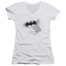 Batman I Am Vengeance - Juniors V-Neck T-Shirt Juniors V-Neck T-Shirt Batman   