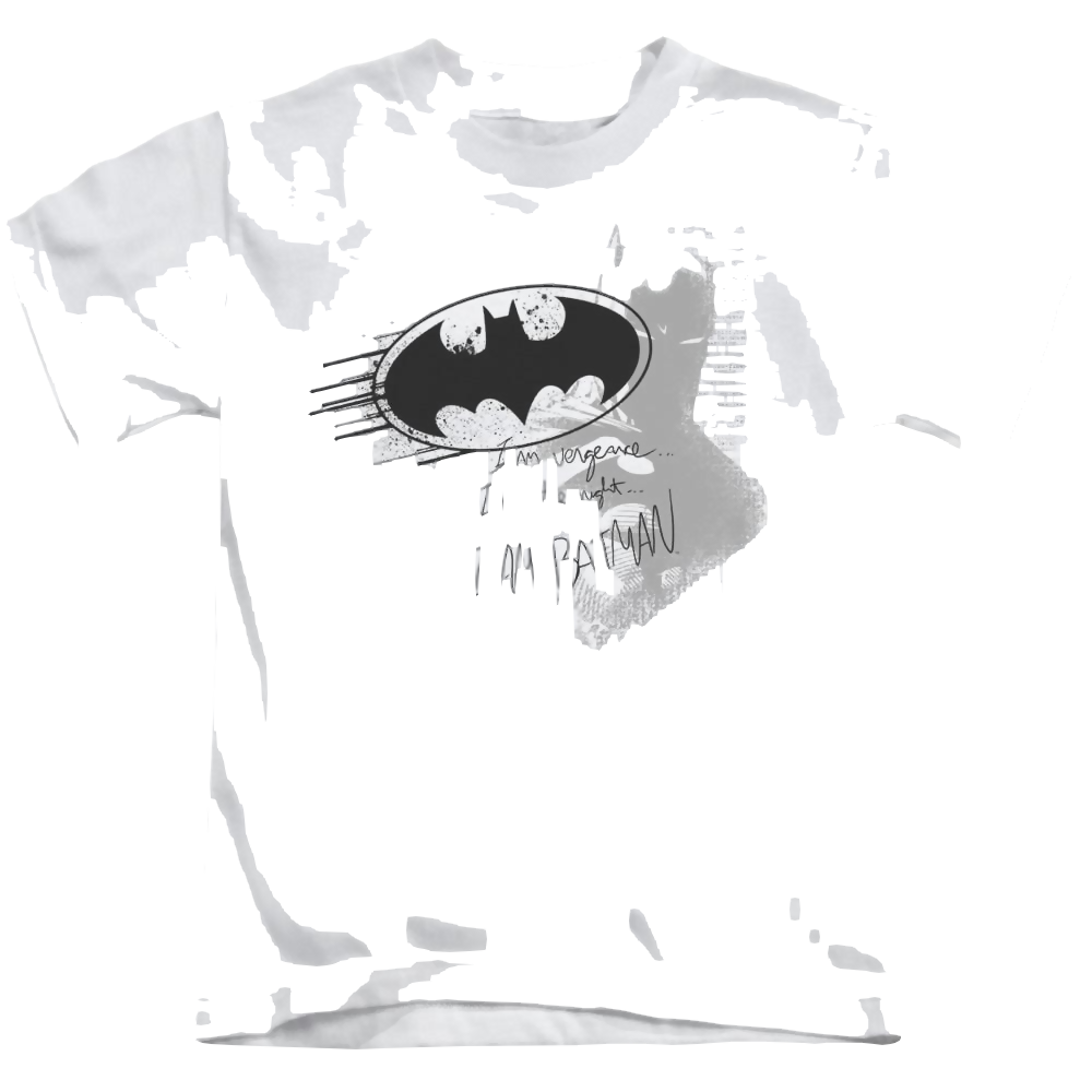 DC Batman I Am Vengeance - Kid's T-Shirt Kid's T-Shirt (Ages 4-7) Batman   