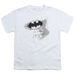 DC Batman I Am Vengeance - Youth T-Shirt Youth T-Shirt (Ages 8-12) Batman   